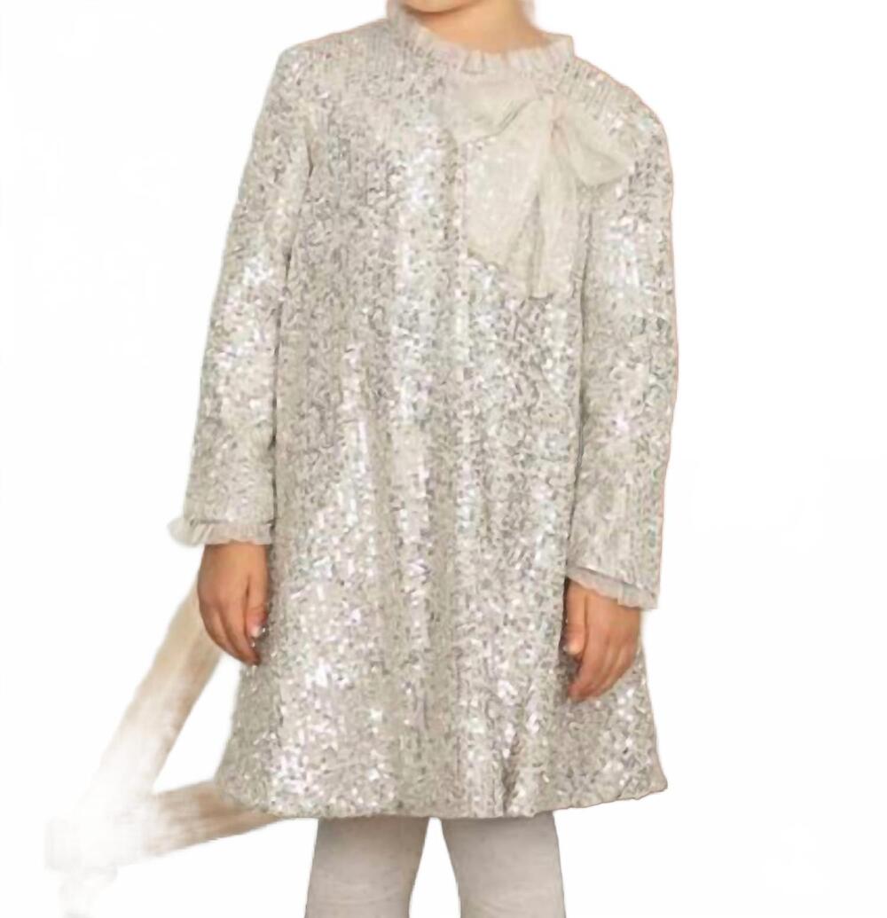 NEW ABEL & LULA sequin dress in sand